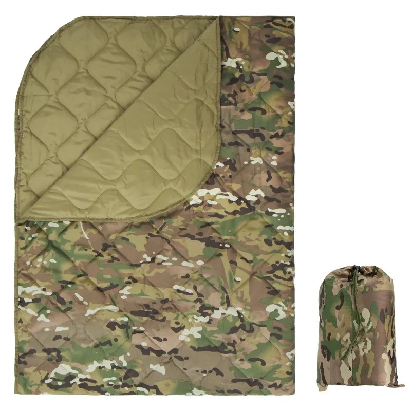 Outdoor Hunting Blanket - Couverture Woobie camouflage, doublure de poncho