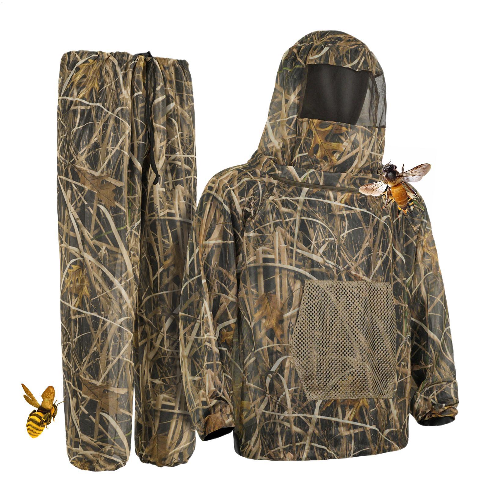 Outdoor Hunting Outfit - Combinaison de chasse anti-mouches en maille