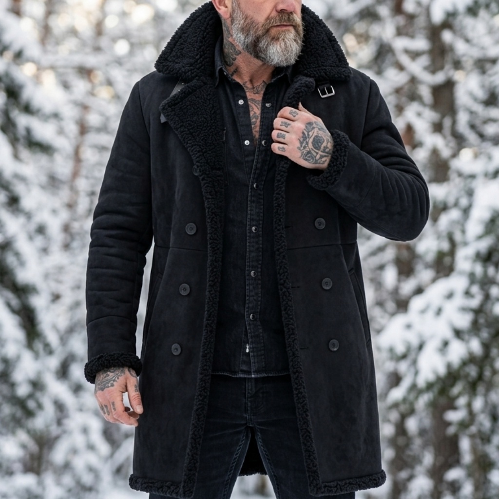 Outdoor Hunting Fleece - Veste d'hiver pour homme en faux