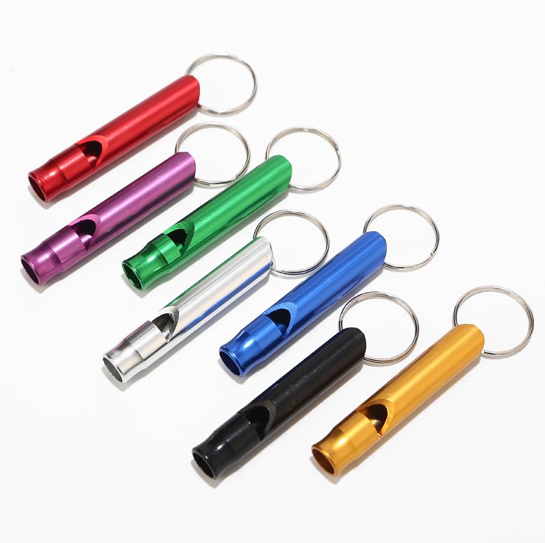 Outdoor Hunting Events - Porte-clés sifflet en alliage d'aluminium, 1000