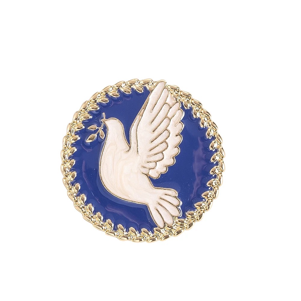 Outdoor Hunting Outfit - Broche de colombe ronde de Style
