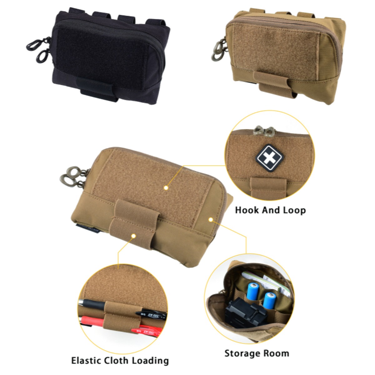 Outdoor Hunting Maps - Pochette tactique multi-usage pour poitrine, panneau