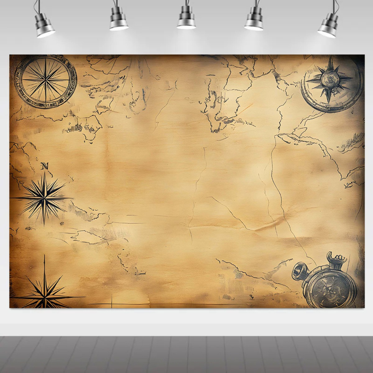 Bannière avec carte de pirate, - Outdoor Hunting Events avis et prix