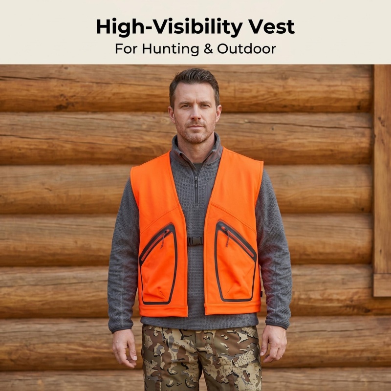 Gilet de sécurité pour homme p - Outdoor Hunting Fleece avis et prix