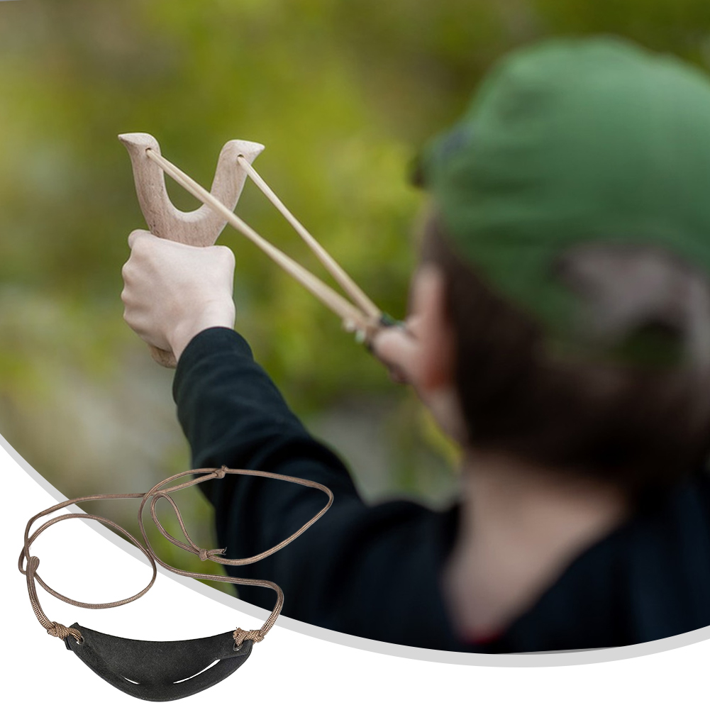 Fronde de berger en cuir faite - Outdoor Hunting Launcher avis et prix