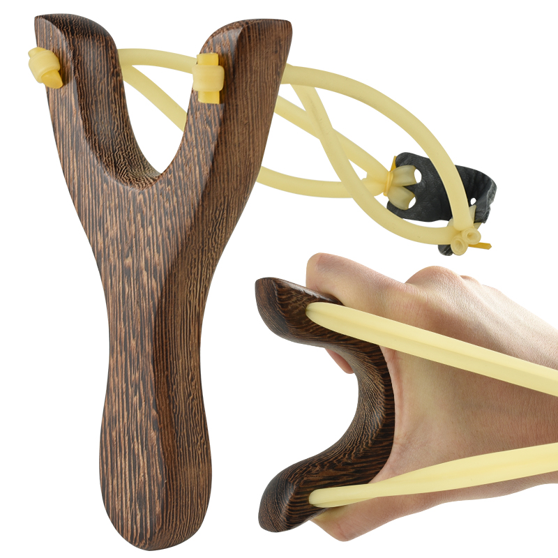 Tirachinas en bois traditionne - Outdoor Hunting Launcher avis et prix