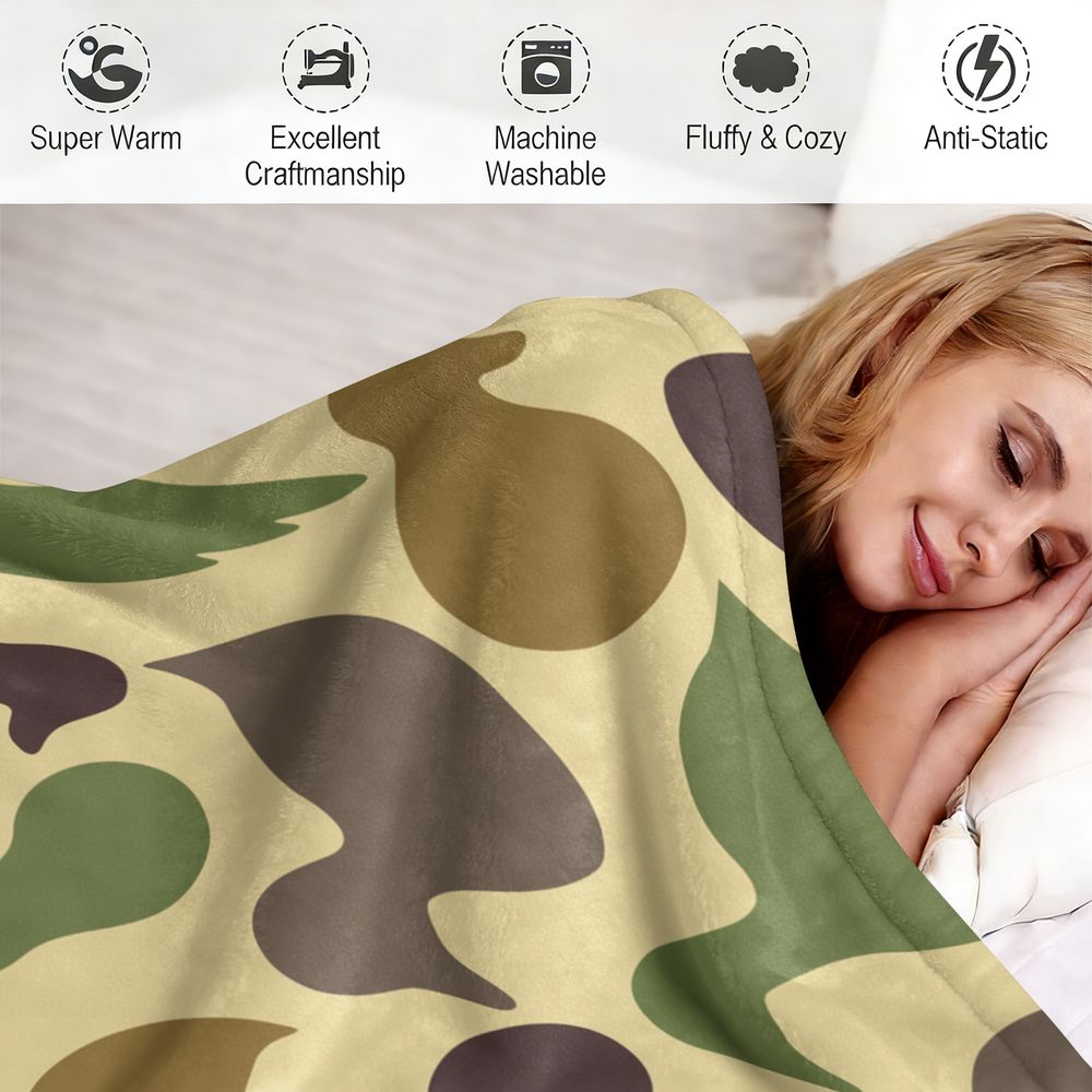 Couverture en flanelle à motif - Outdoor Hunting Blanket avis et prix