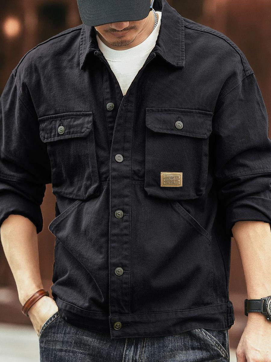 Veste en jean rétro américaine - Outdoor Hunting Outfit avis et prix