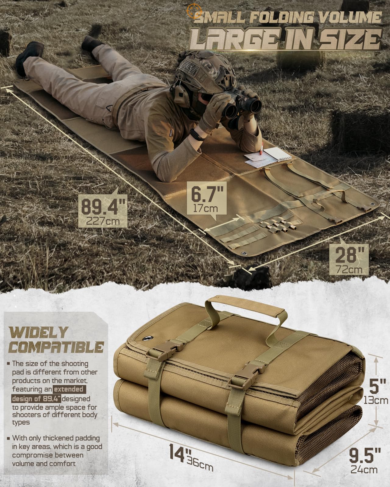 Tapis de tir actif, couverture - Outdoor Hunting Blanket avis et prix