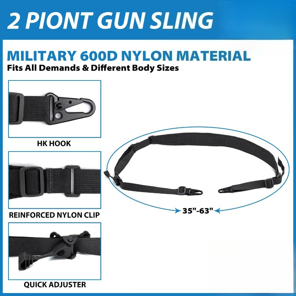 Sangle tactique 2 points pour  - Rifle Sling Swivel avis et prix