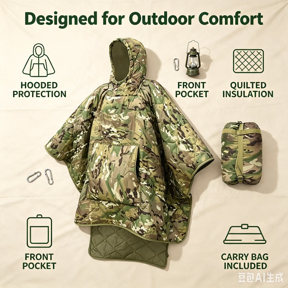Couverture camouflage imperméa - Outdoor Hunting Blanket avis et prix