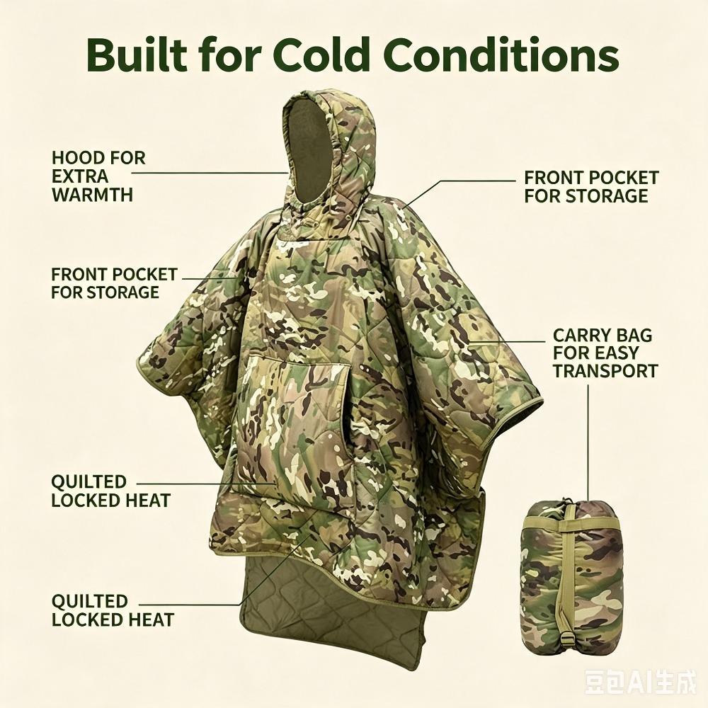 Couverture camouflage imperméa - Outdoor Hunting Blanket avis et prix