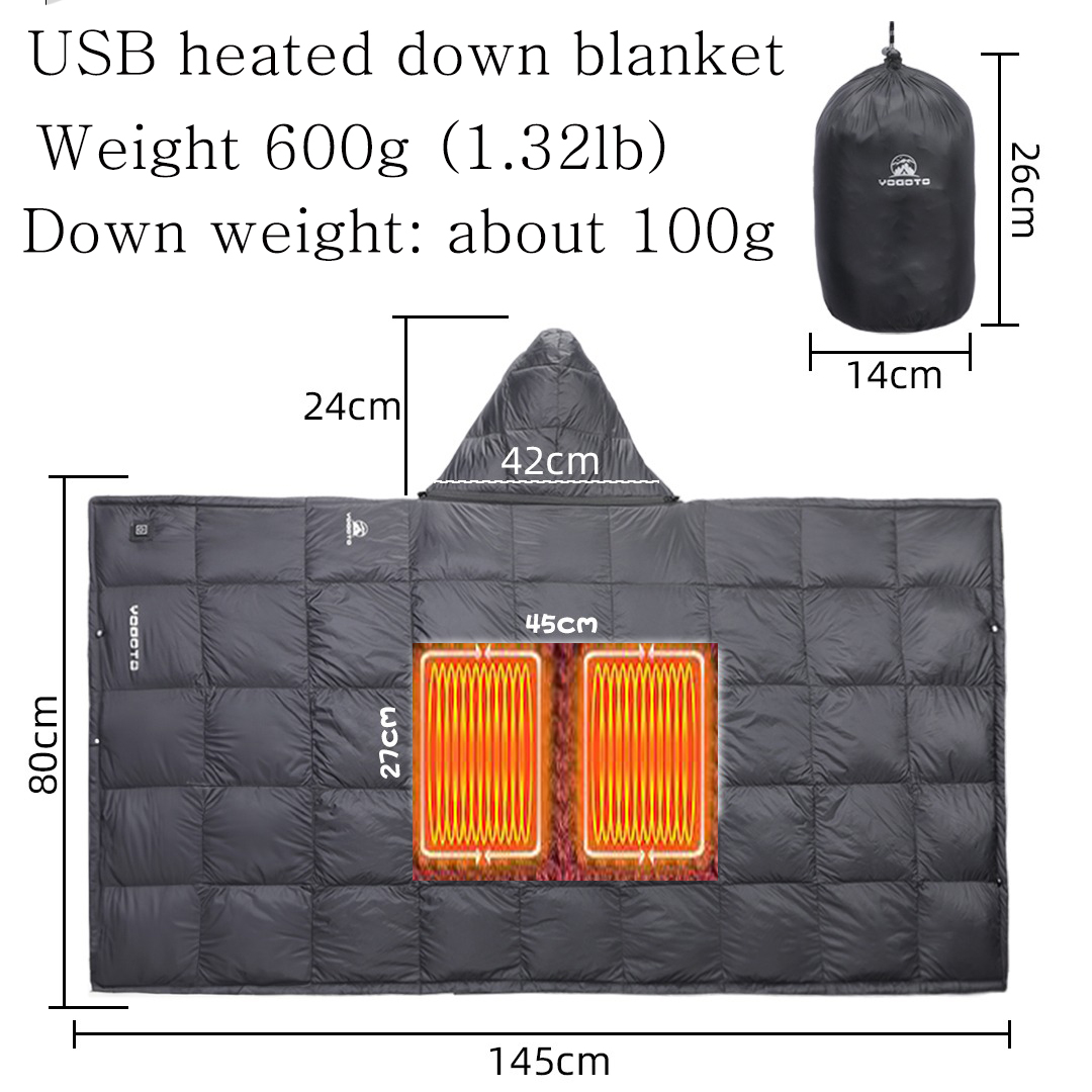 Couverture Chauffante USB Port - Outdoor Hunting Blanket avis et prix