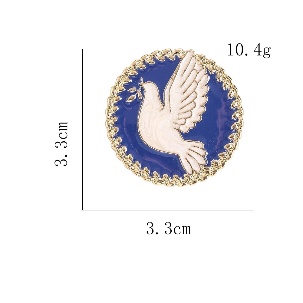Broche de colombe ronde de Sty - Outdoor Hunting Outfit avis et prix