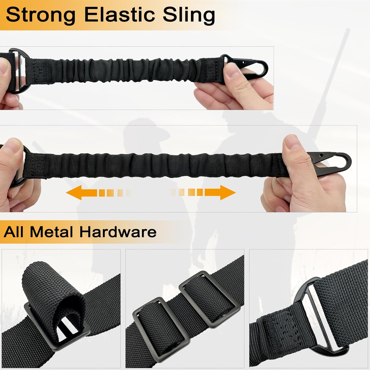 Élingue pour fusil QD à 2 poin - Rifle Sling Swivel avis et prix