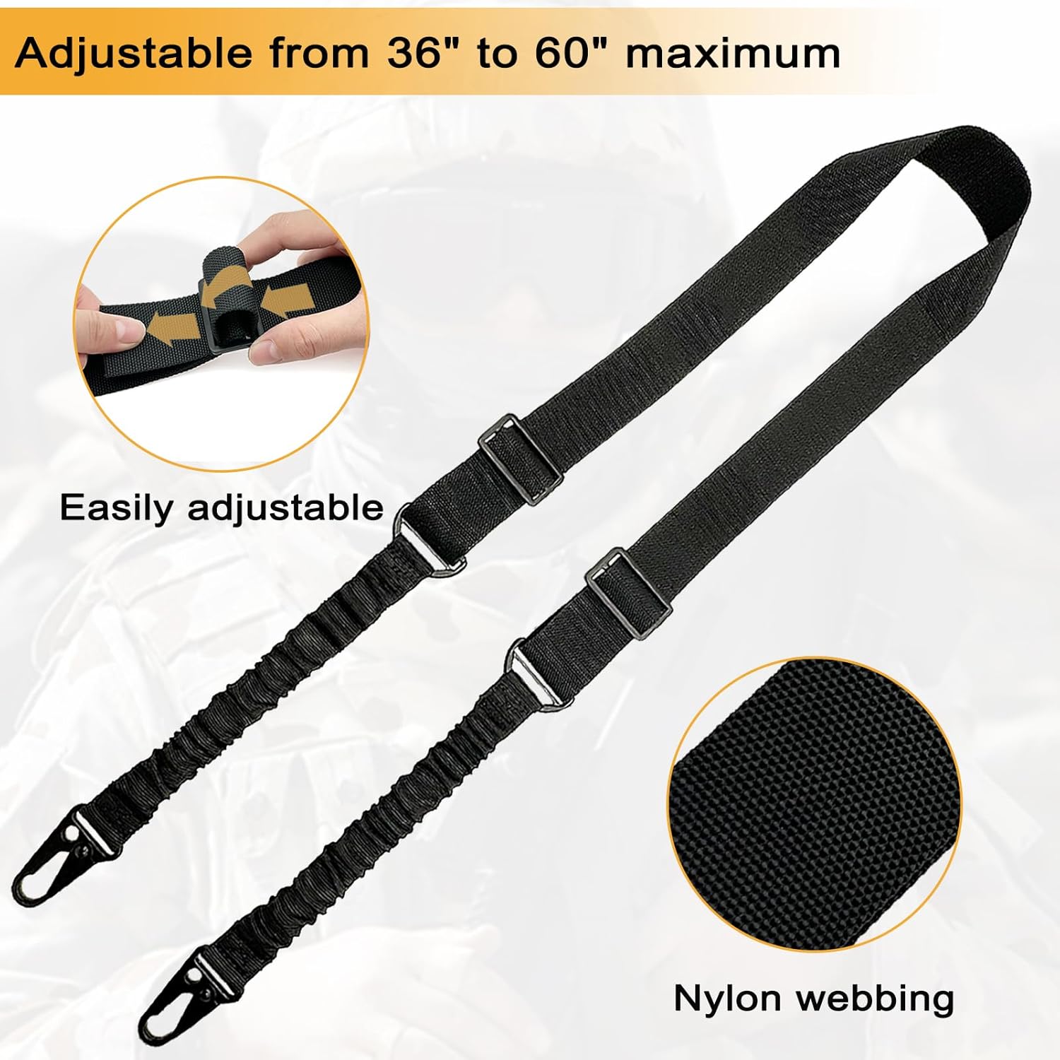 Élingue pour fusil QD à 2 poin - Rifle Sling Swivel avis et prix