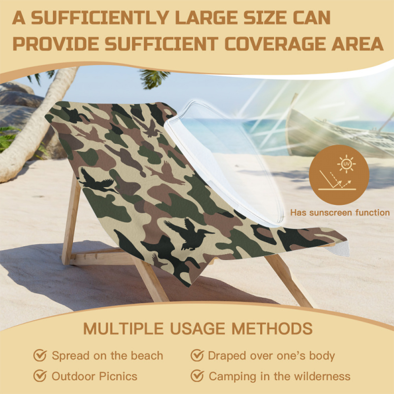 Serviette de plage grande tail - Outdoor Hunting Blanket avis et prix